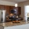 kitchen interior with ample counter space and on wood-style flooring