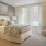 bedroom interior with spacious surroundings and accent decoration